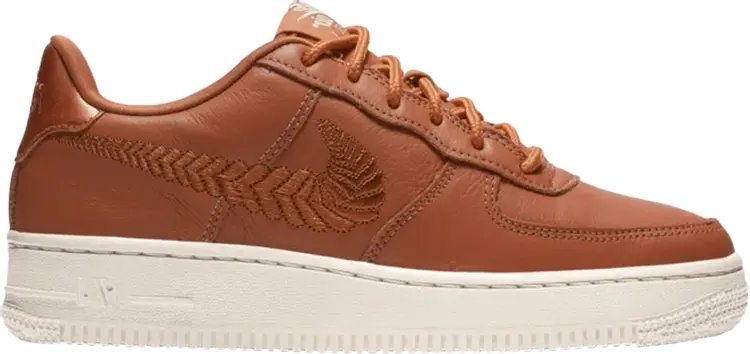 

Кроссовки Nike Air Force 1 Low GS Premium 'Embroidered Swoosh', загар