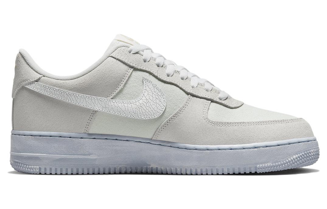Кроссовки Nike Air Force 1 Low '07 LV8 EMB, серо-бежевый — фото 2