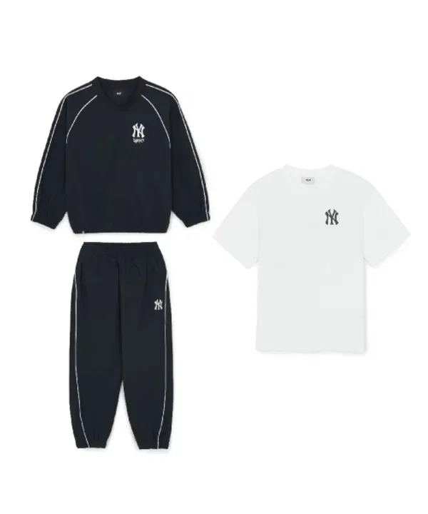 Костюм из 3 предметов Street Basic Woven Mlb Kids, черный — фото 2