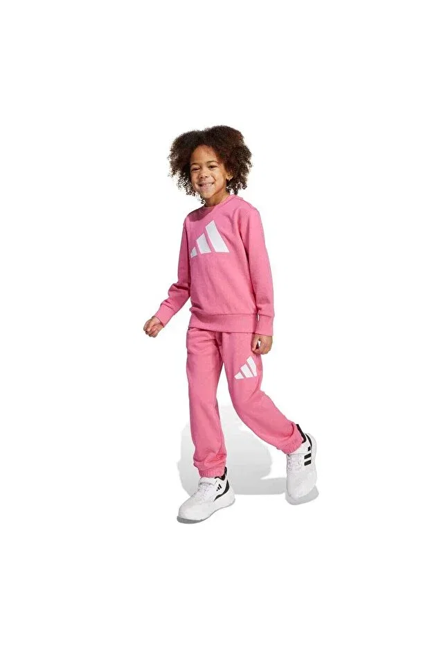 Детский спортивный комплект для девочек с длинным рукавом Adidas, Pink
