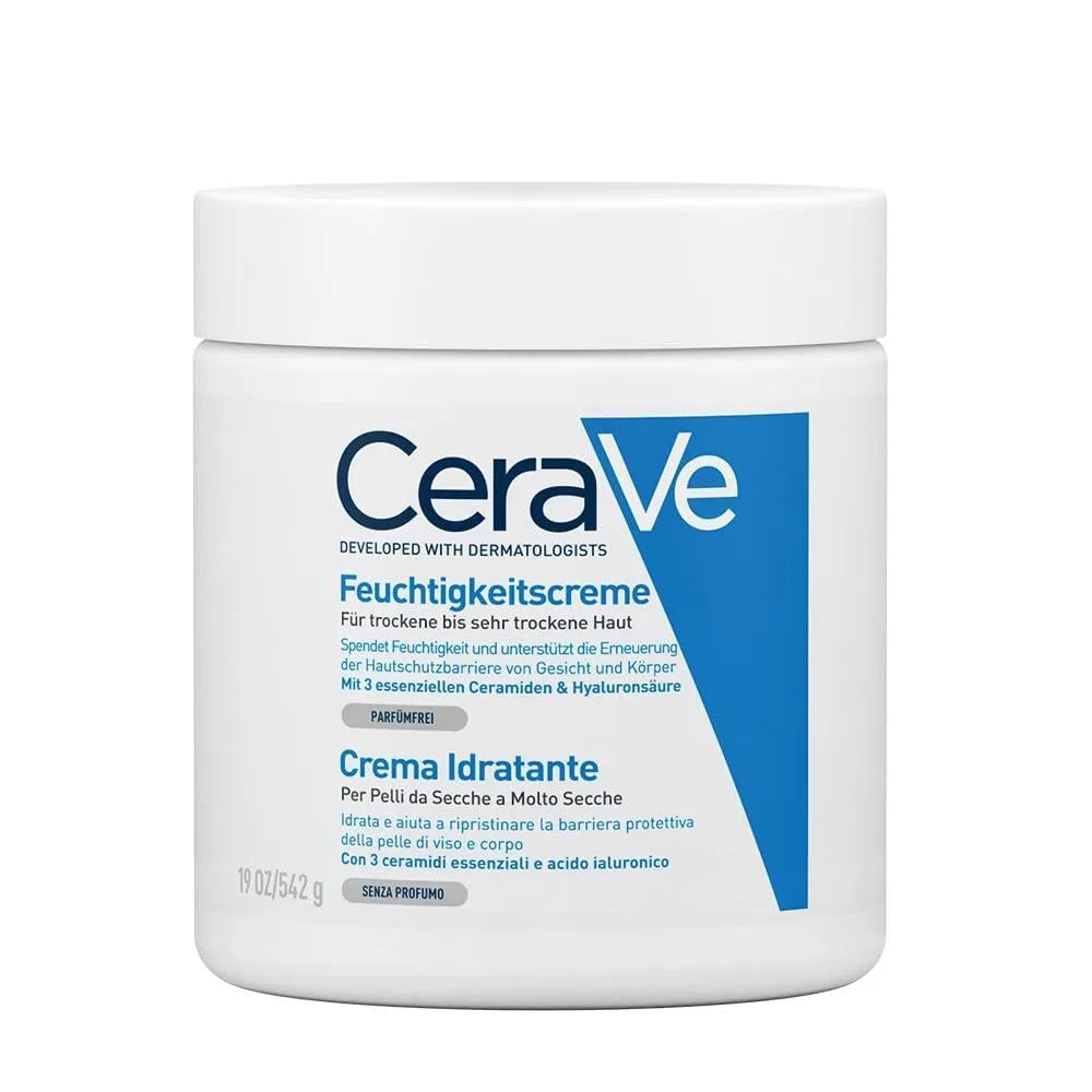 Увлажняющий крем для тела и лица CeraVe с гиалуроновой кислотой, 542 г