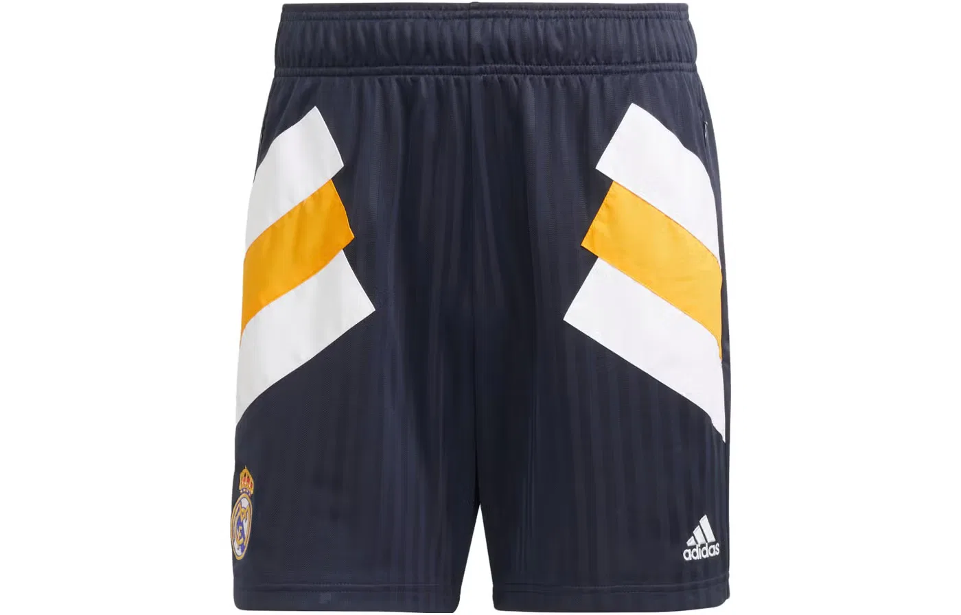 Шорты с логотипом Real Madrid Icon Adidas, темно-синий — фото 2