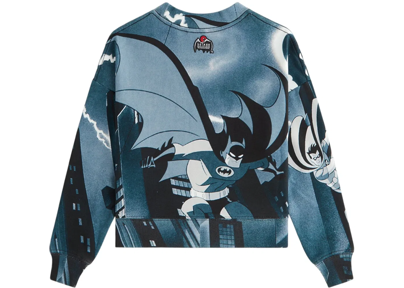 Детский свитшот с принтом Batman And Robin Nelson Kith, Black — фото 2