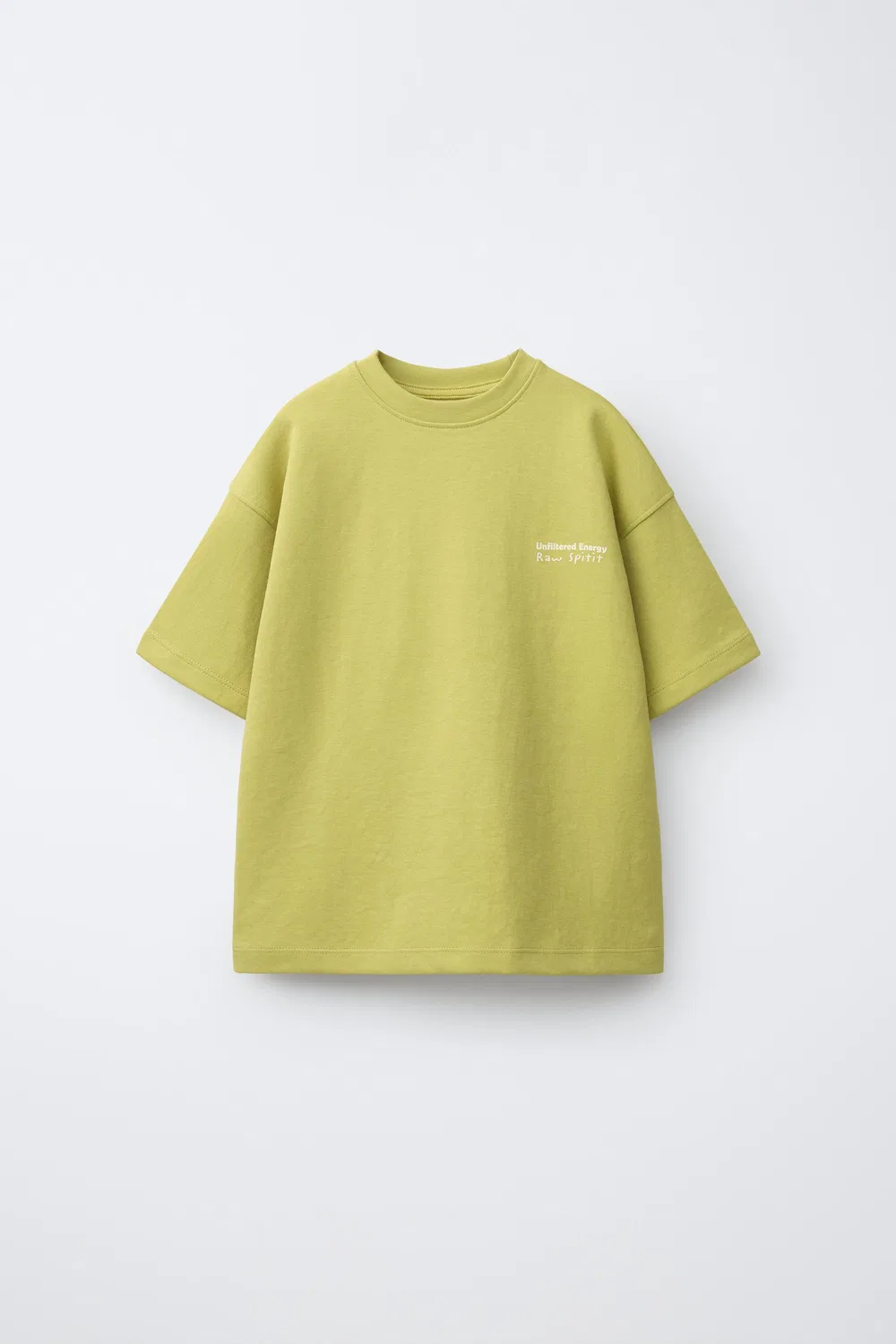 Комплект из футболки и шорт-бермуд из хлопка ZARA, Pistachio — фото 2