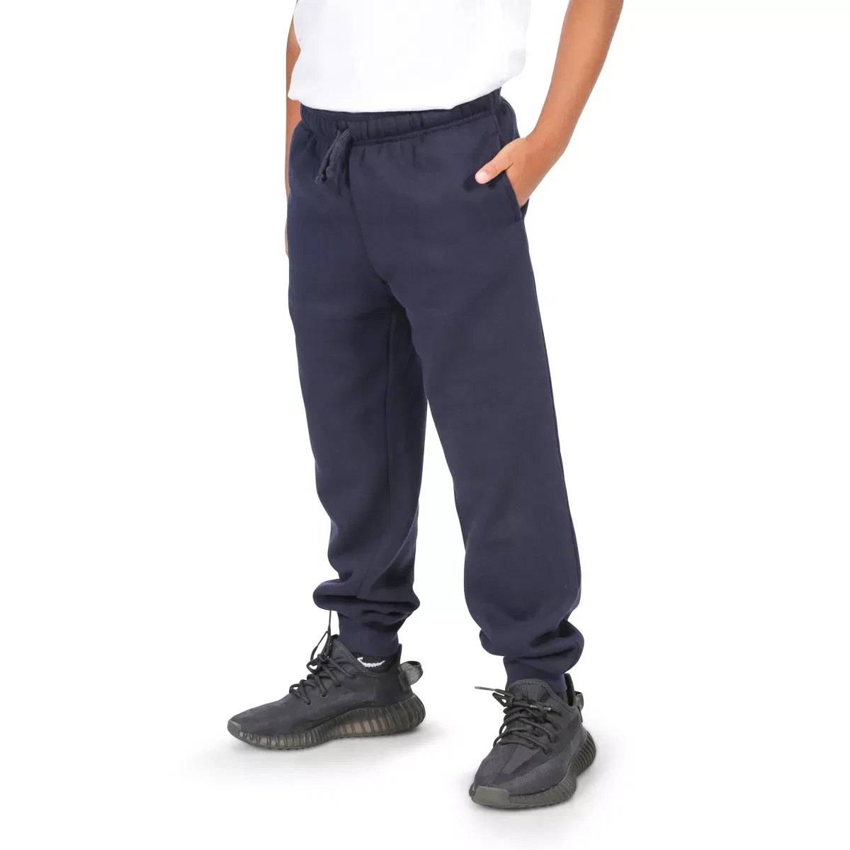Детские спортивные штаны из флиса с карманами Everyday Kids, Navy