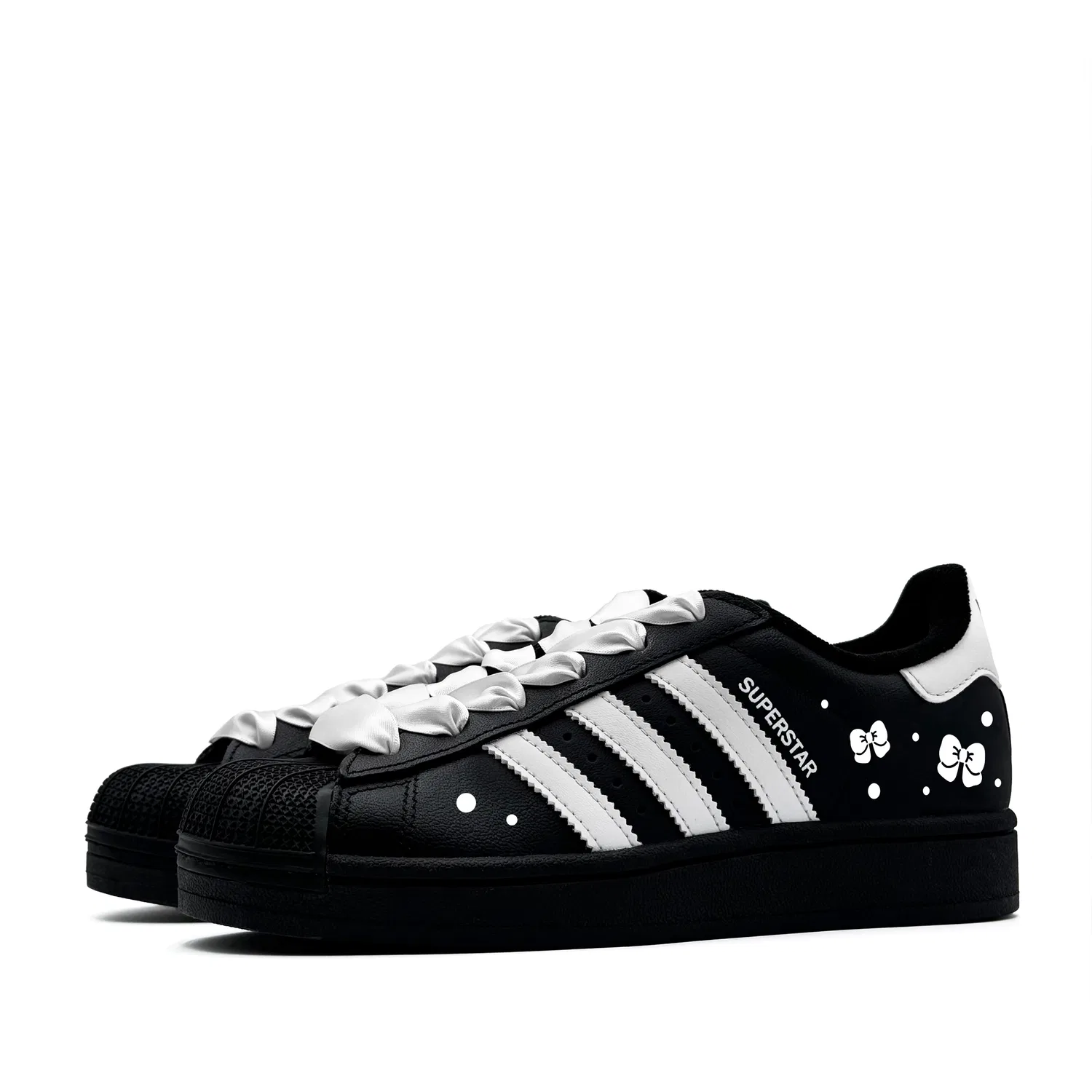 Детские скейтборд-кроссовки Superstar 2 Adidas Originals, черный — фото 4