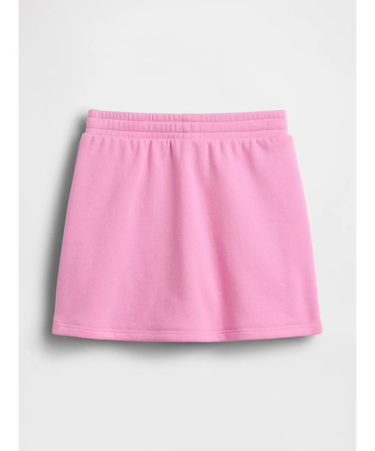 Детская юбка-шорты из футера с принтом GAP Logo, Pink — фото 2