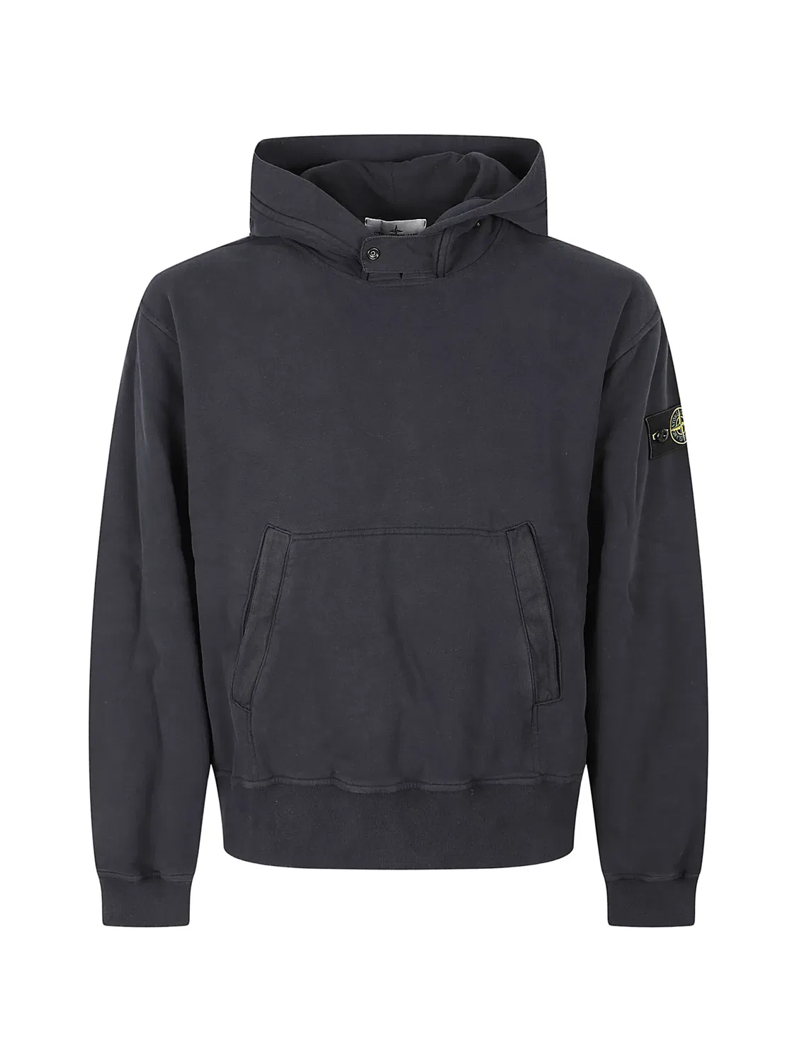Stone Island Худи с нашивкой, синий