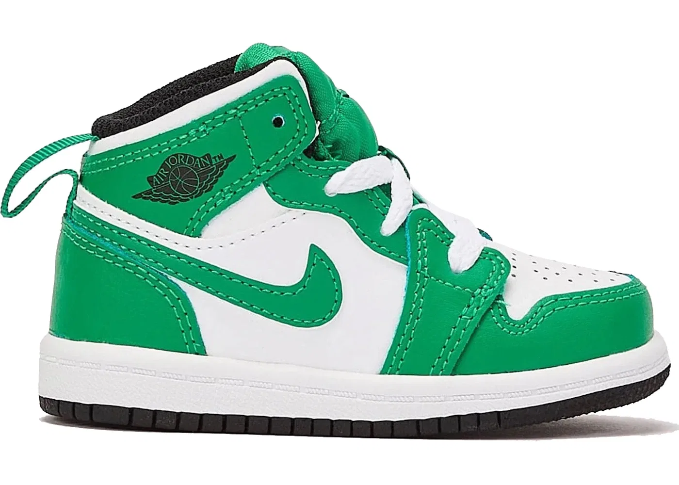 Детские кроссовки Lifestyle Jordan 1 Mid Lucky Green/Black/White Jordan