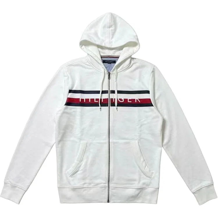 Мужская толстовка с капюшоном Tommy Hilfiger, White