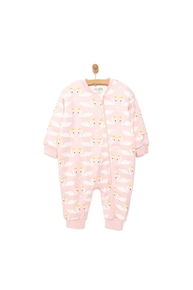 Детский комбинезон для сна для девочек хлопковый Hellobaby, Light Pink Ebebek Hello Baby