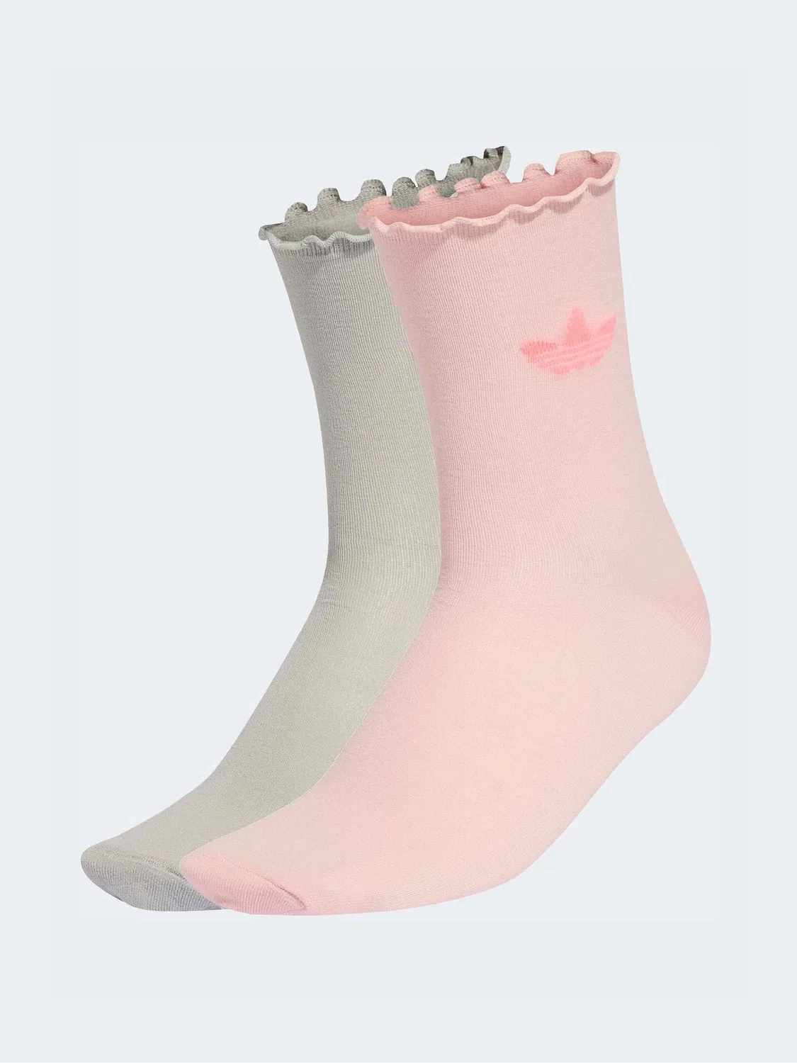 Носки adidas originals Ruffle Sock 2P, розовый