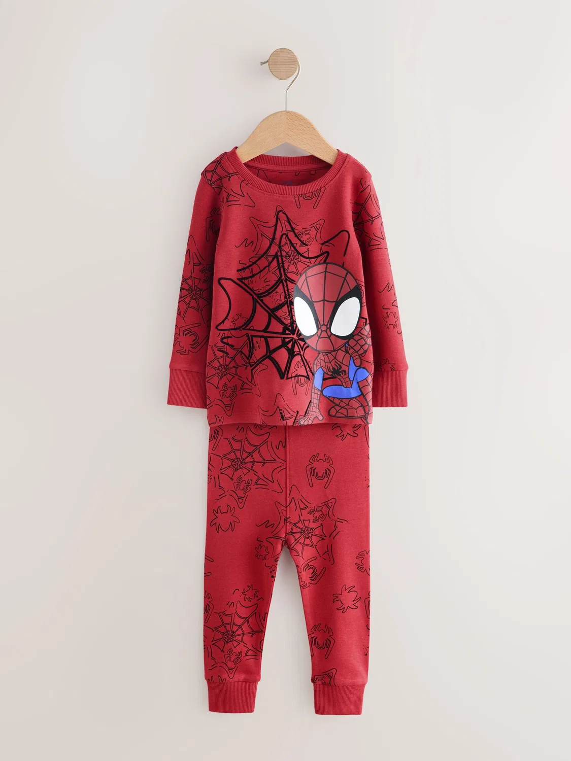 Пижама Spidey Snuggle 2 шт. Next, Красный Spidey — фото 4