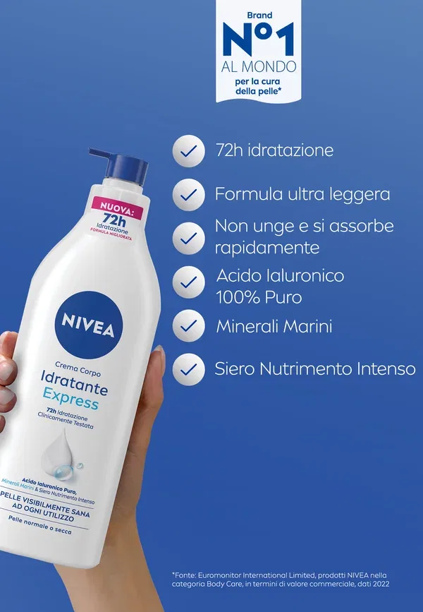 Набор бьюти-средств 750 мл, увлажняющий, Nivea, Transparent, прозрачный — фото 3