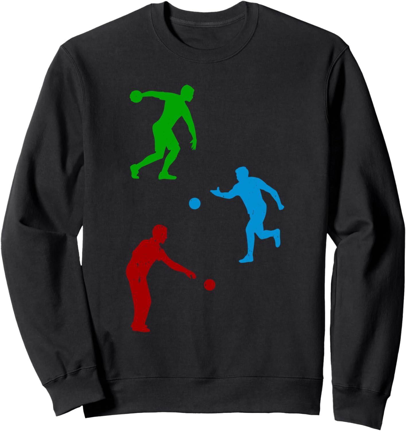 

Толстовка с силуэтом игрока в бочче от Bocce Silhouettes Bocce Ball Player Bocce Ball Game, черный