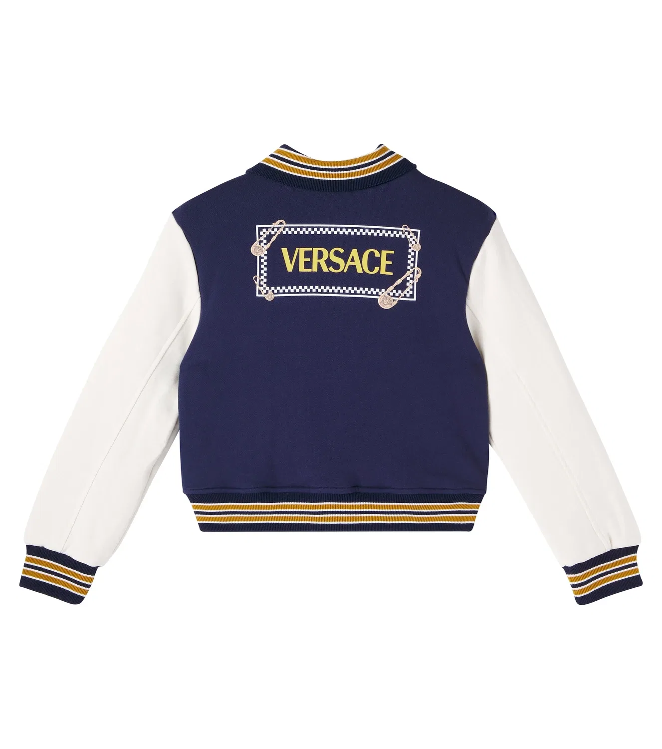 Легкая куртка хлопковая Versace Kids, синий — фото 3