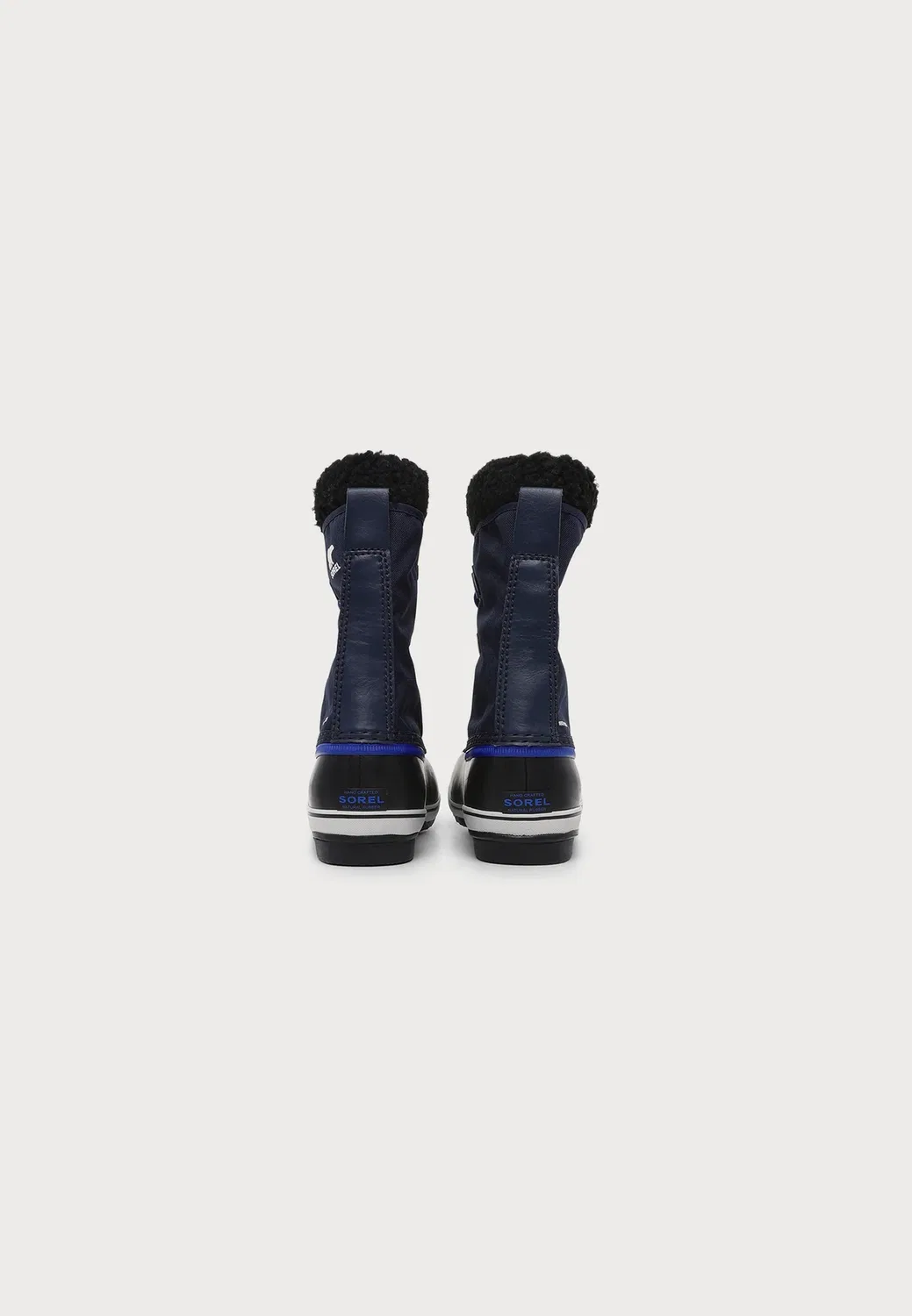 Детские ботинки унисекс на шнуровке для подростков Sorel, Collegiate Navy/Super Blue — фото 3