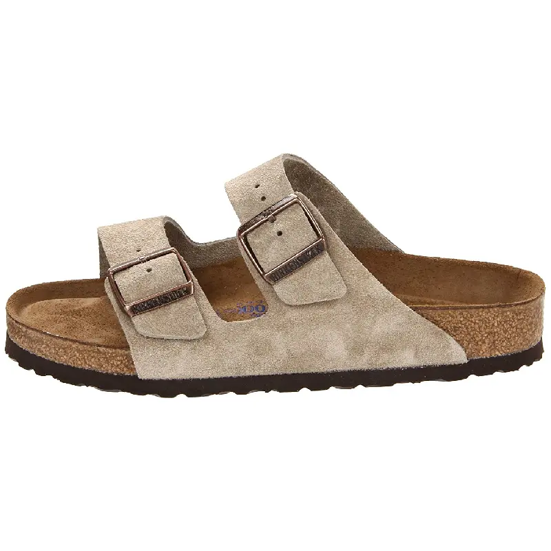 

Сандалии Arizona Soft Footbed - Suede (Unisex) Birkenstock, коричневый