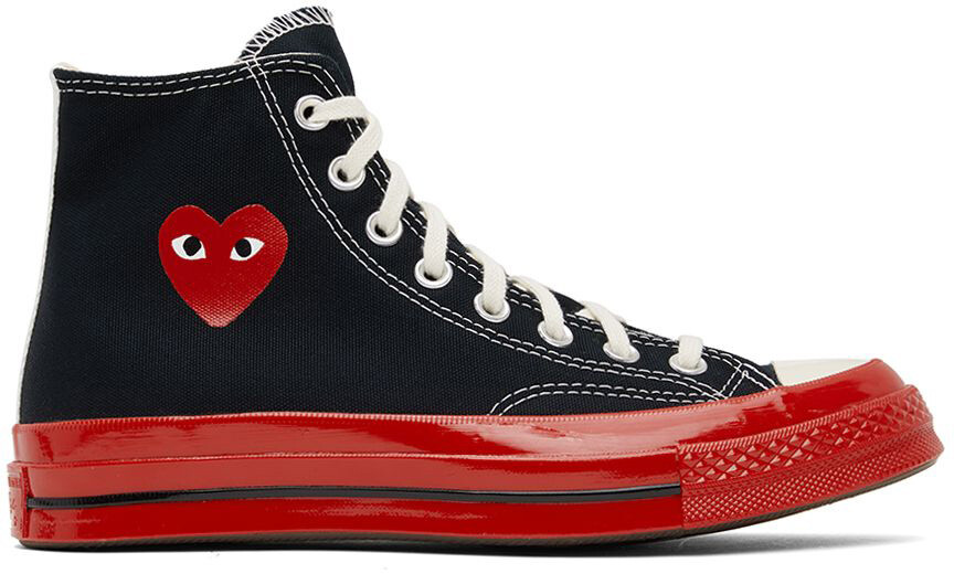 Черно-красные кроссовки Converse Edition Chuck 70 Comme des Garçons Play