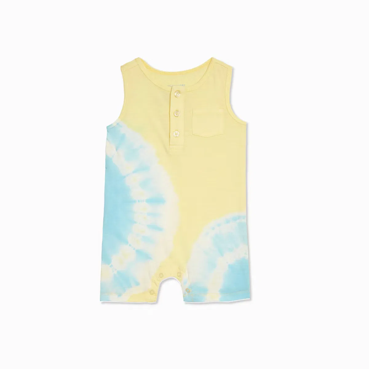 Боди-комбинезон с принтом tie-dye Rockets of Awesome, Yellow