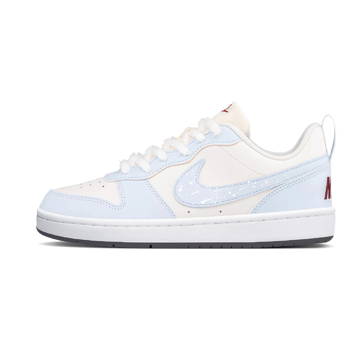 Детские кроссовки для скейтбординга с принтом Nike Court Borough, Butter Blue White