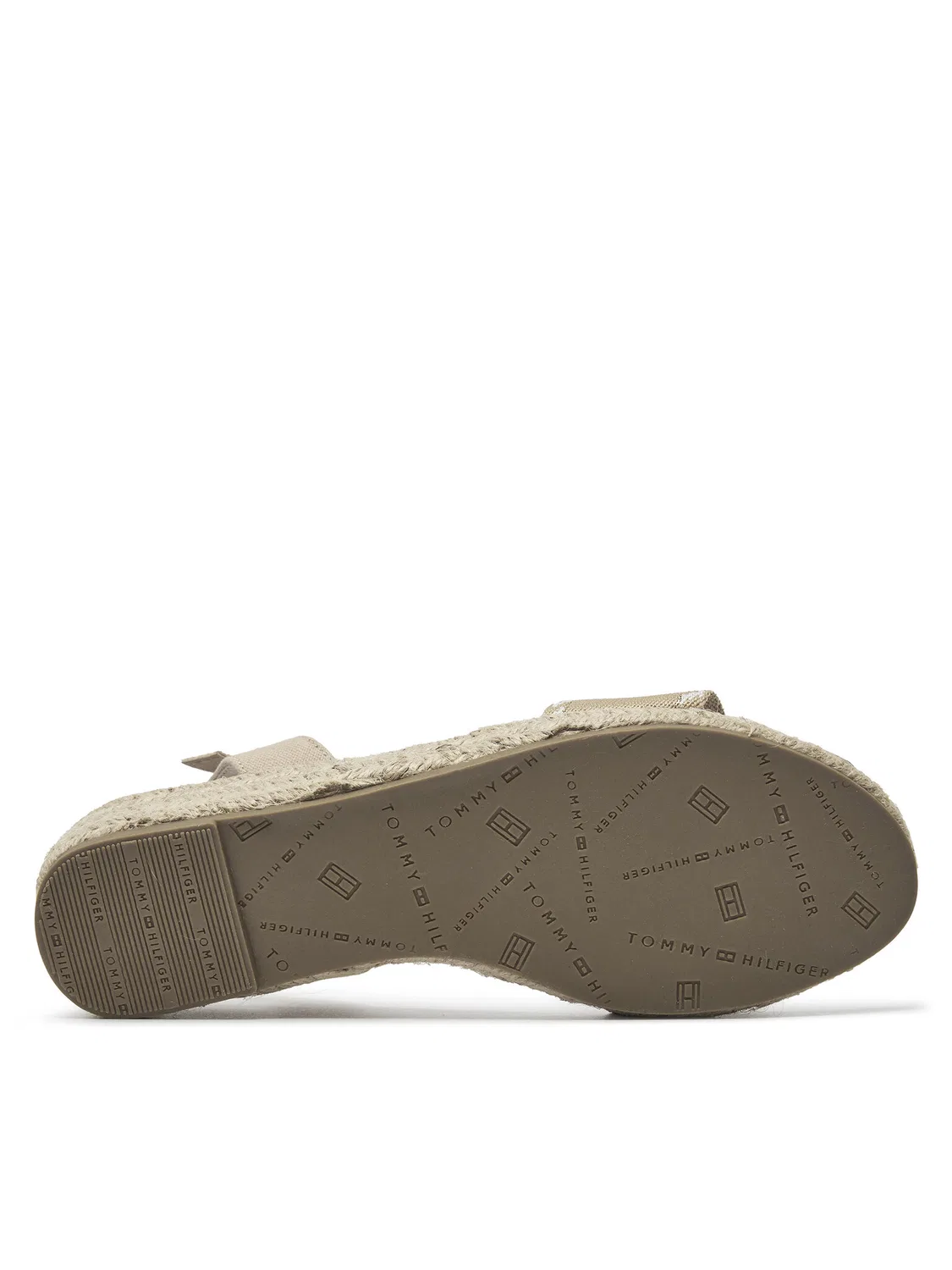 Эспадрильи для девочки Rope Wedge Sandal Tommy Hilfiger, бежевый — фото 4