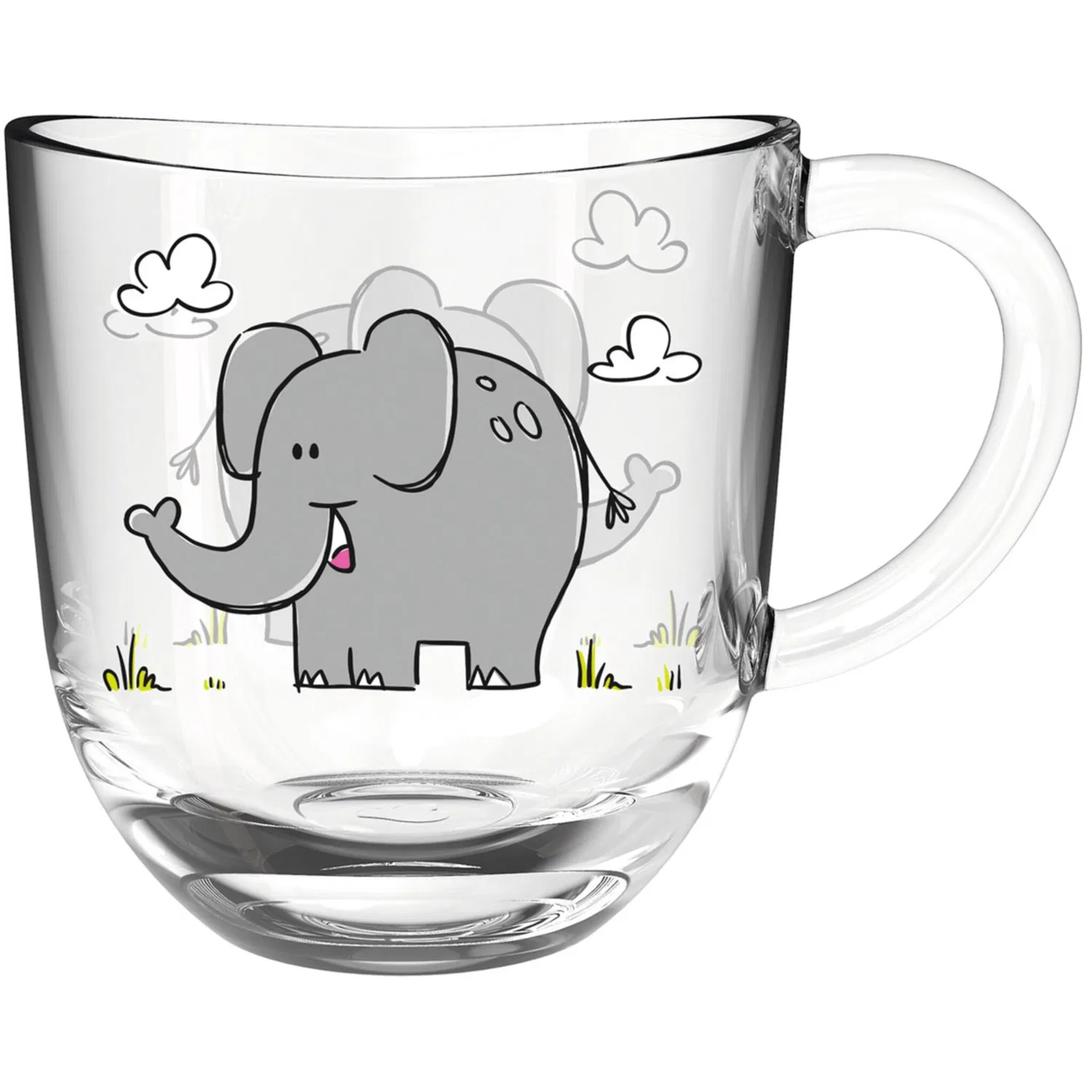 Набор детских кружек 6 шт 280 мл BAMBINI Elefant LEONARDO, Многоцветный — фото 2
