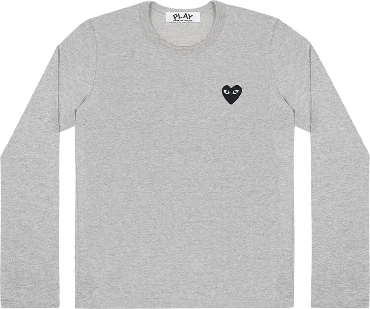 

Лонгслив Comme des Garçons PLAY Heart Long-Sleeve Tee 'Grey', серый