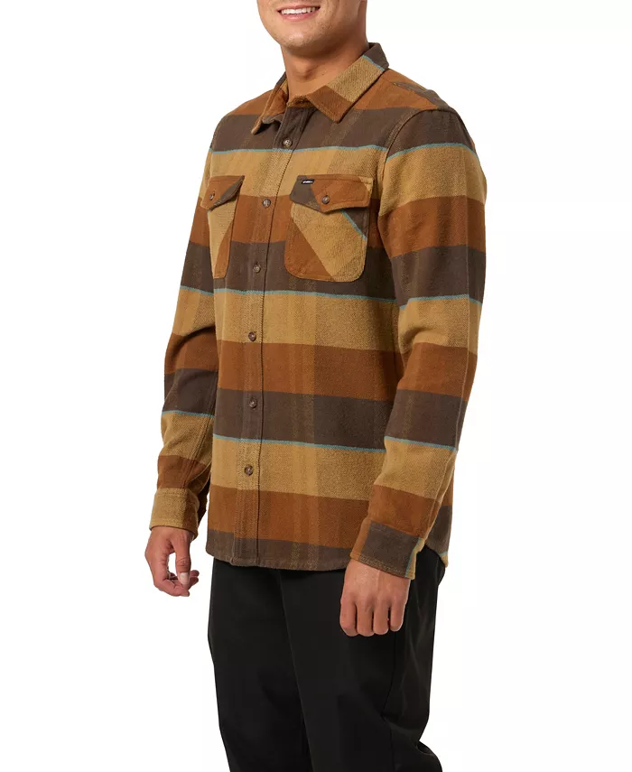 

Мужская фланелевая рубашка Richmond O'Neill, загар/бежевый