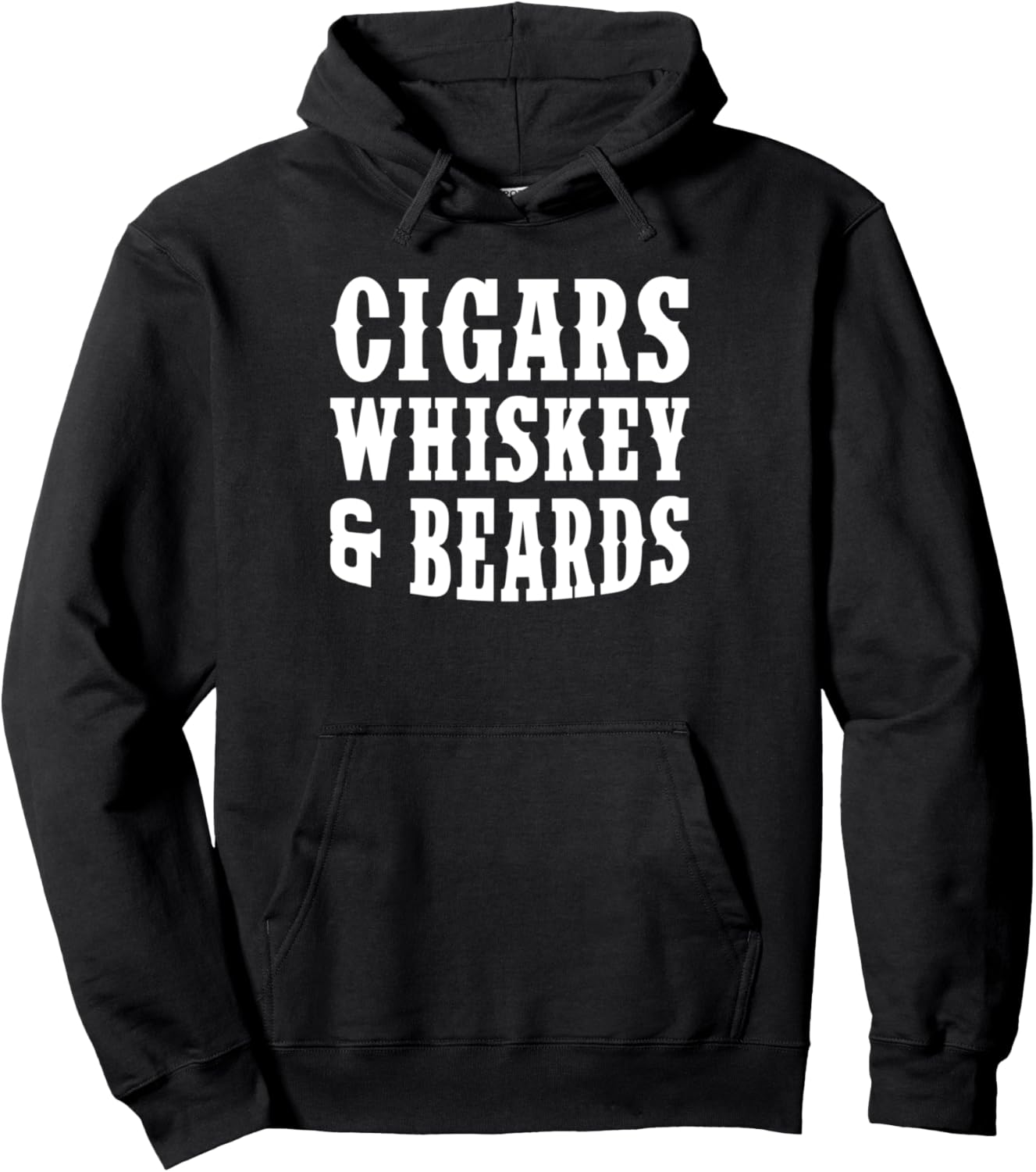 

Толстовка с сигарами, виски и бородой Whiskey Drinking & Smoking Gifts, черный
