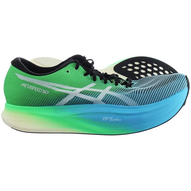 Мужские беговые кроссовки Metapeed sky+ сине-зеленого цвета Asics, мультиколор — фото 4