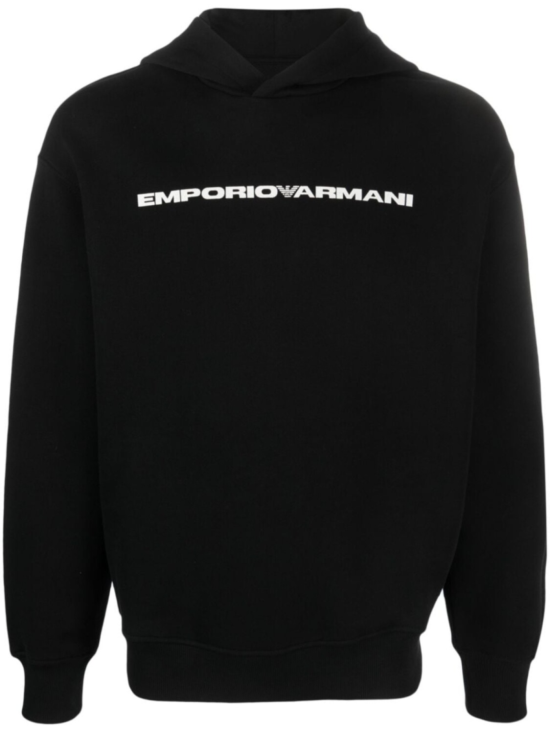 

Emporio Armani худи с логотипом, черный