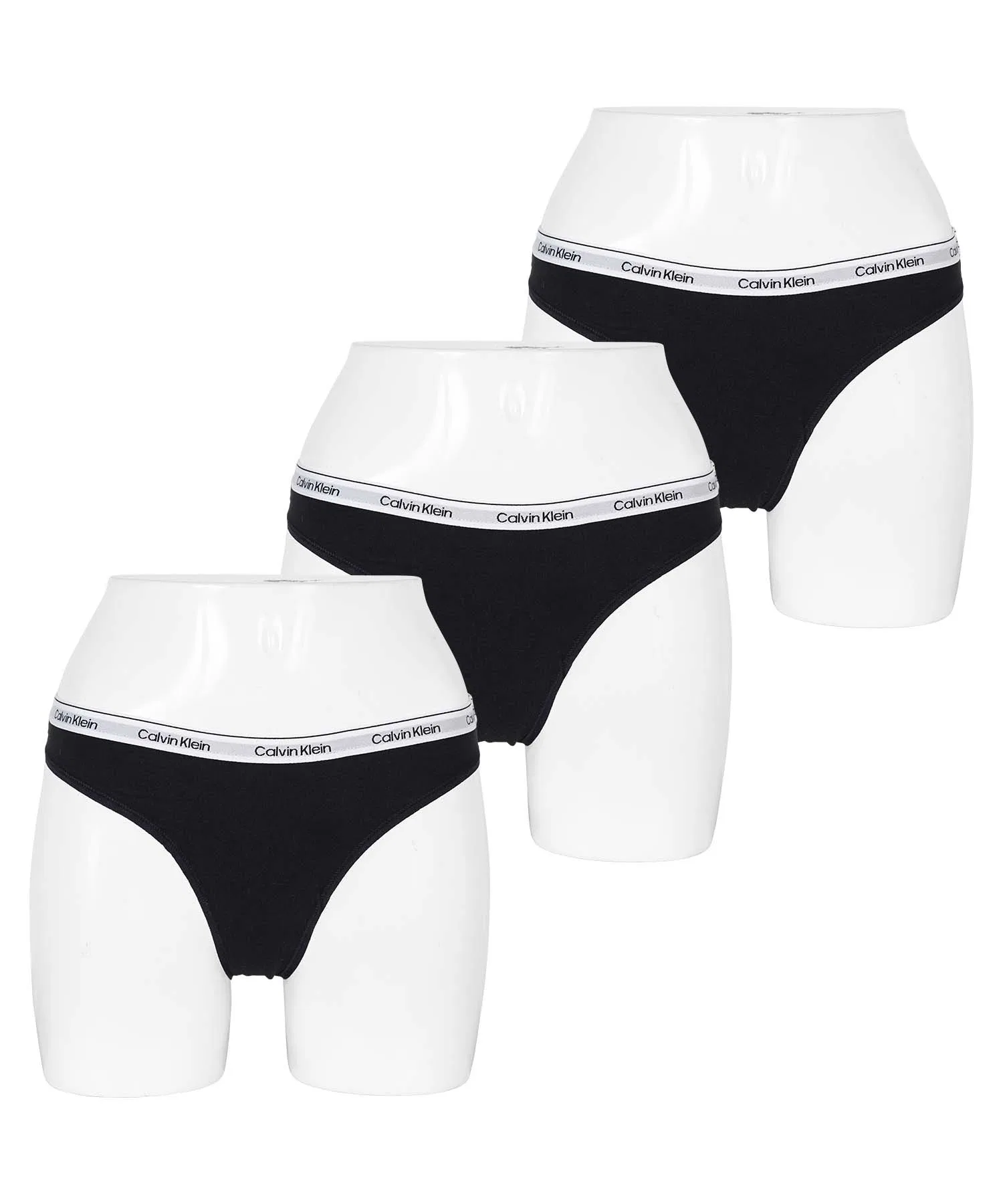 Calvin Klein 【Набор из 3 шт.】Женские стринги ICON MODERN LOGO 3PK