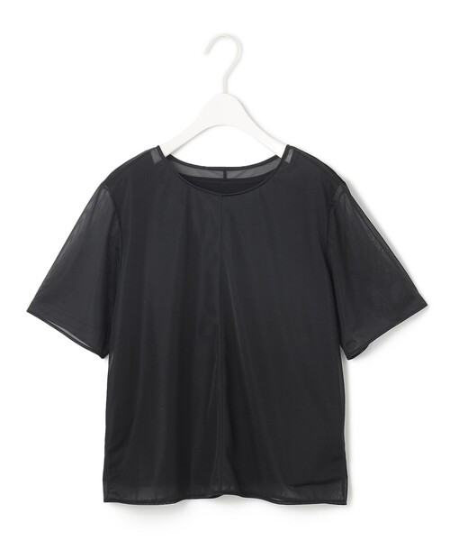 

Топ из плотного тюля ICB, черный