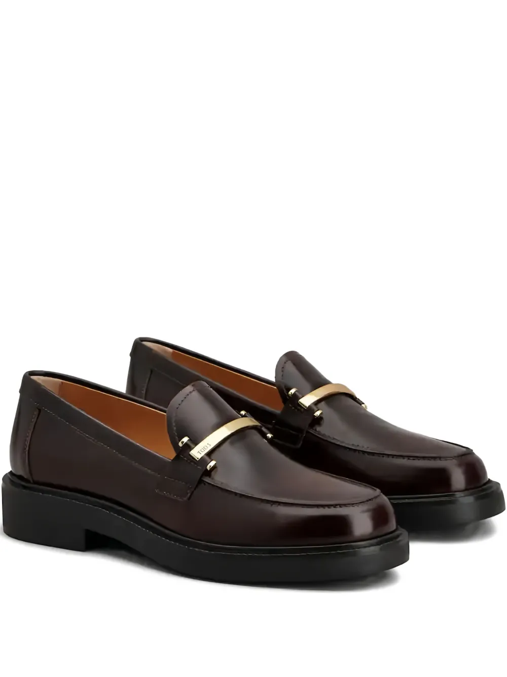 Лоферы с круглым носком Tod'S, коричневый