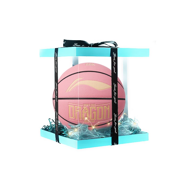 

LINING Баскетбольный мяч PU розовый размер 6 соревновательный