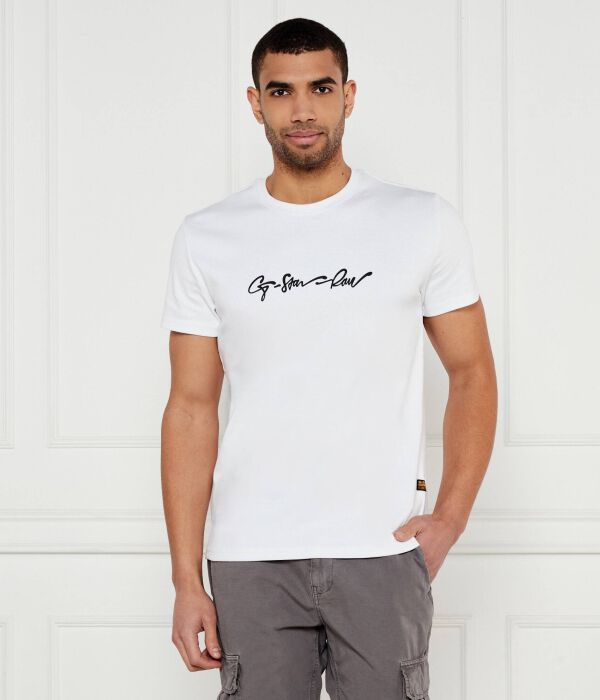 

Футболка g-script Regular fit G-Star Raw, белый