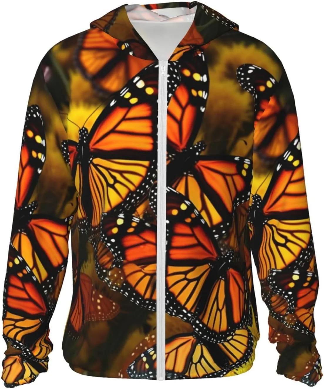 

Мужская толстовка с защитой от солнца upf 50+ monarch butterflies FHEDVBN