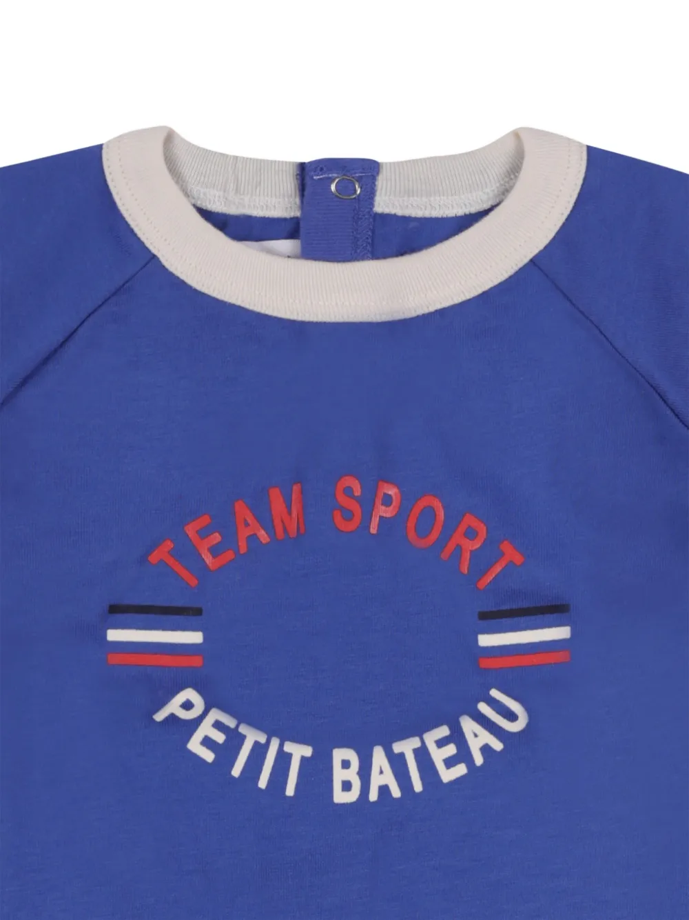 Футболка из органического хлопка с рукавами реглан Petit Bateau, синий — фото 3