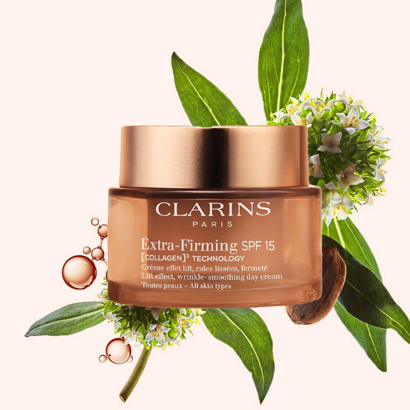 Крем для лица Clarins — JIAOYUNSHI Collagen дневной с яичным белком для упругости кожи увлажняющий, 50 мл — фото 2