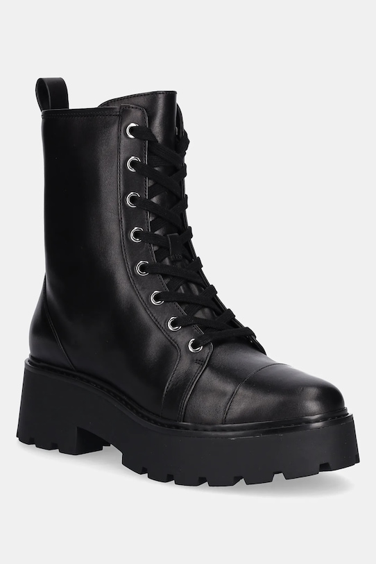 Кожаные рабочие ботинки Blake Michael Michael Kors, черный
