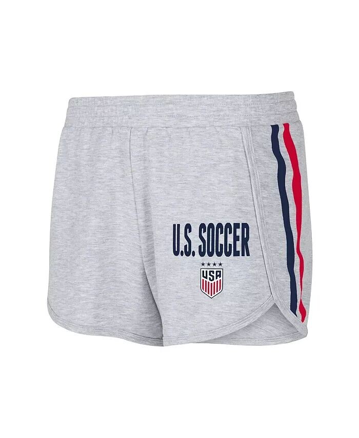 

Женские серые шорты из кедра USWNT Tri-Blend Concepts Sport