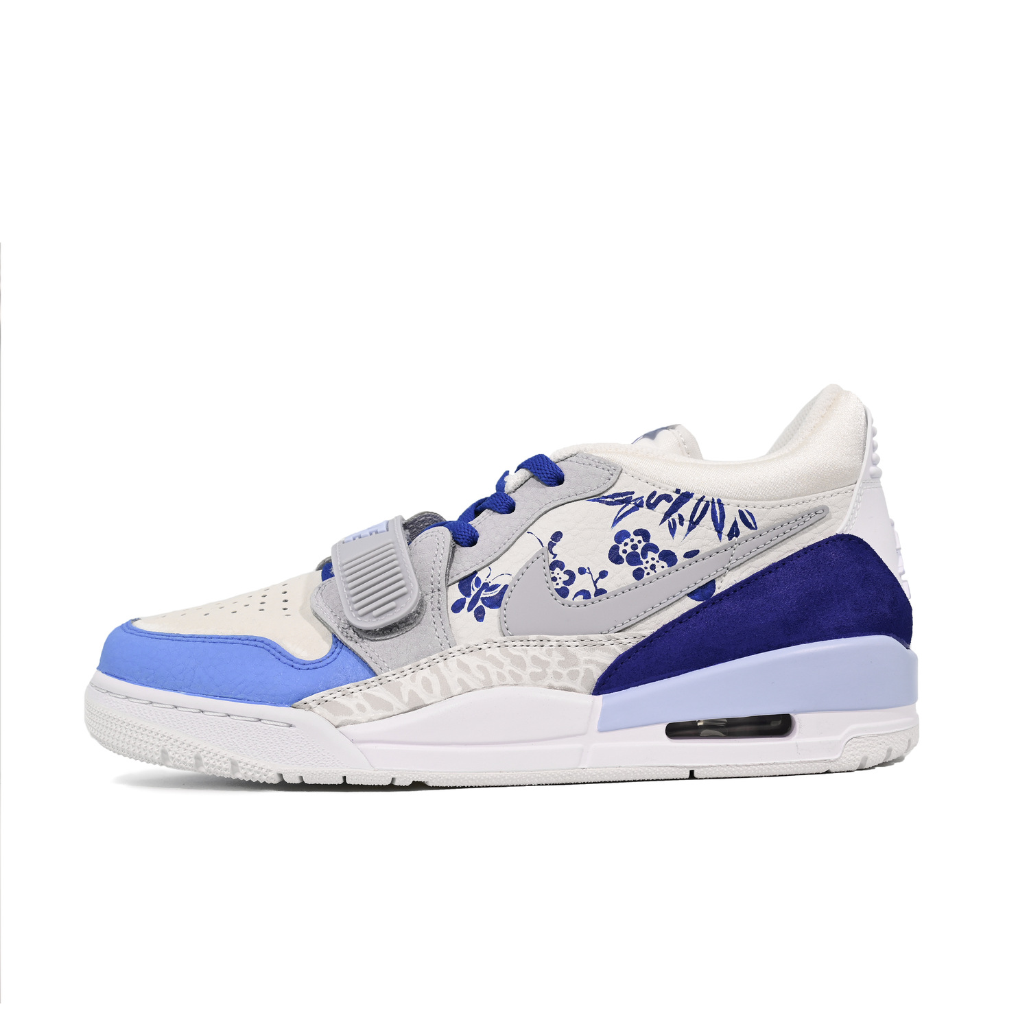 

Jordan Легкие баскетбольные кроссовки Legacy 312 Cushioning Low top Vintage мужские White Blue