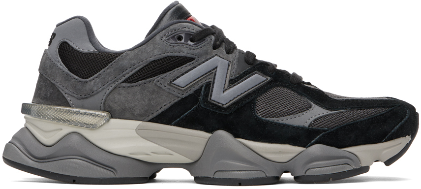 

Серые 9060 Кроссовки New Balance, черный