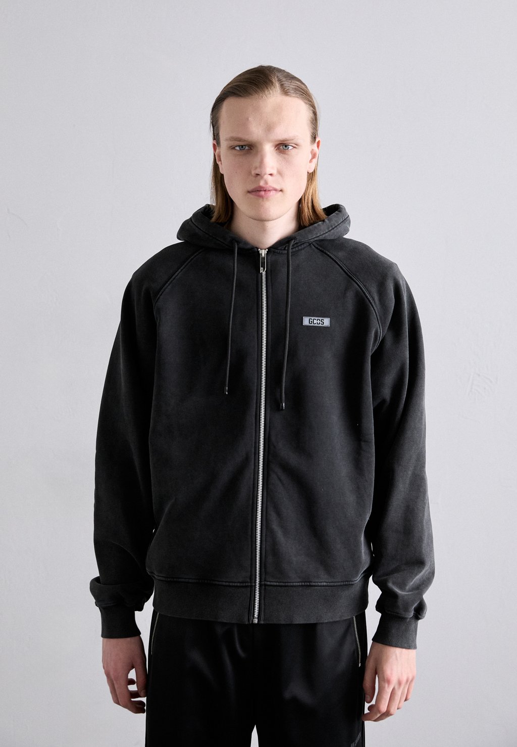 

Толстовка на молнии FULL ZIP HOODIE GCDS, темно-серый
