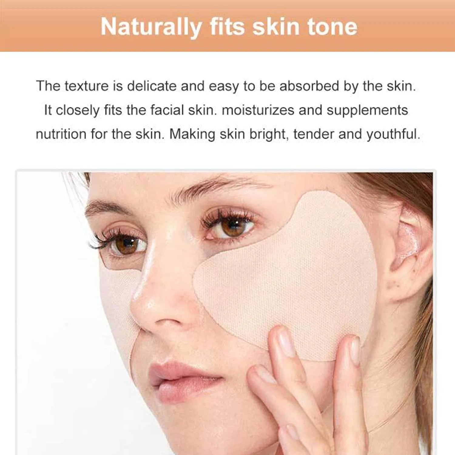 Солнцезащитный патч для лица Golf Sun Face Patch, 5 пар — фото 4