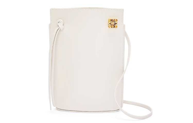 

LOEWE Классическая женская сумка из коровьей кожи через плечо мягкая белая