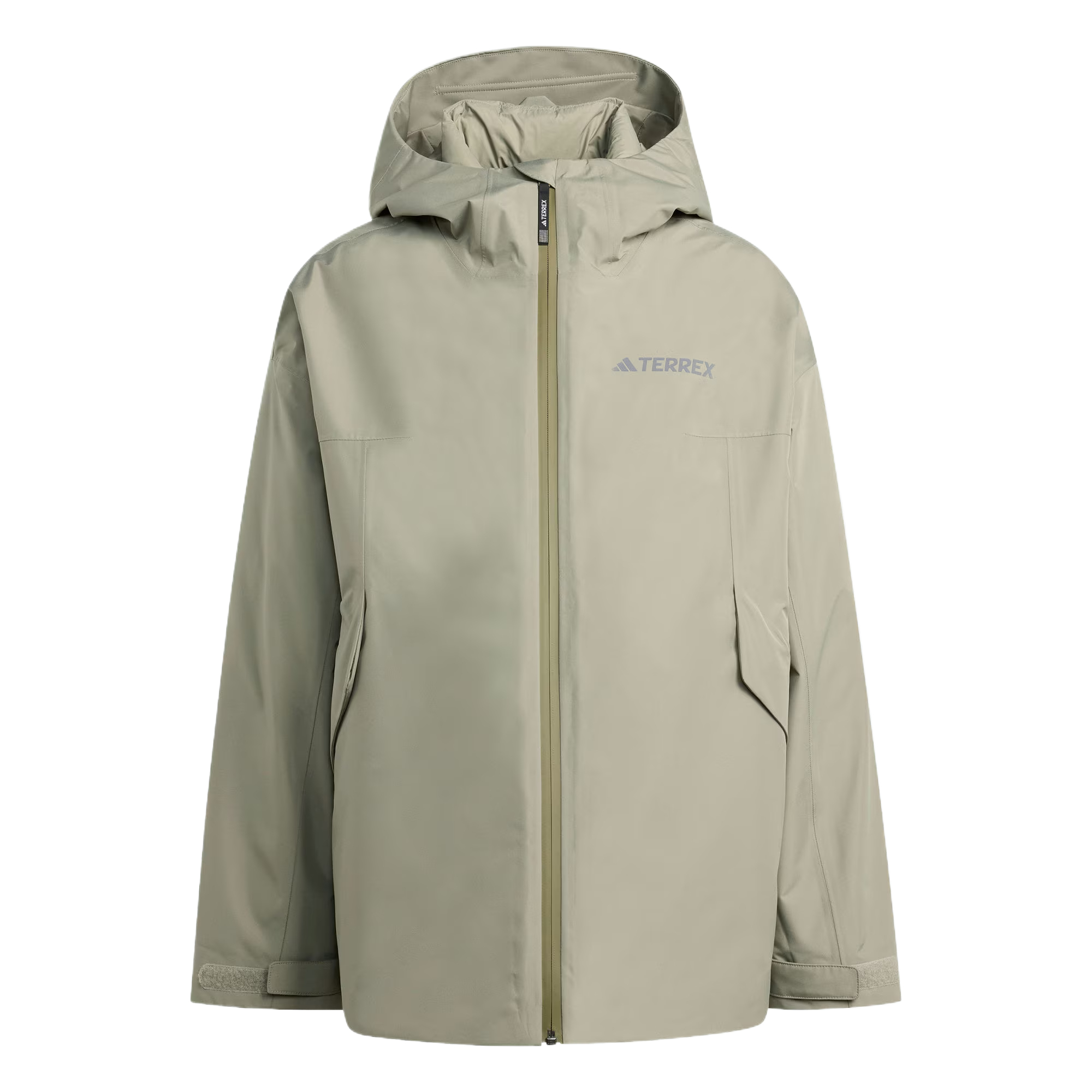 

Ветровка женская непромокаемая и непродуваемая Adidas, серебристо-серый