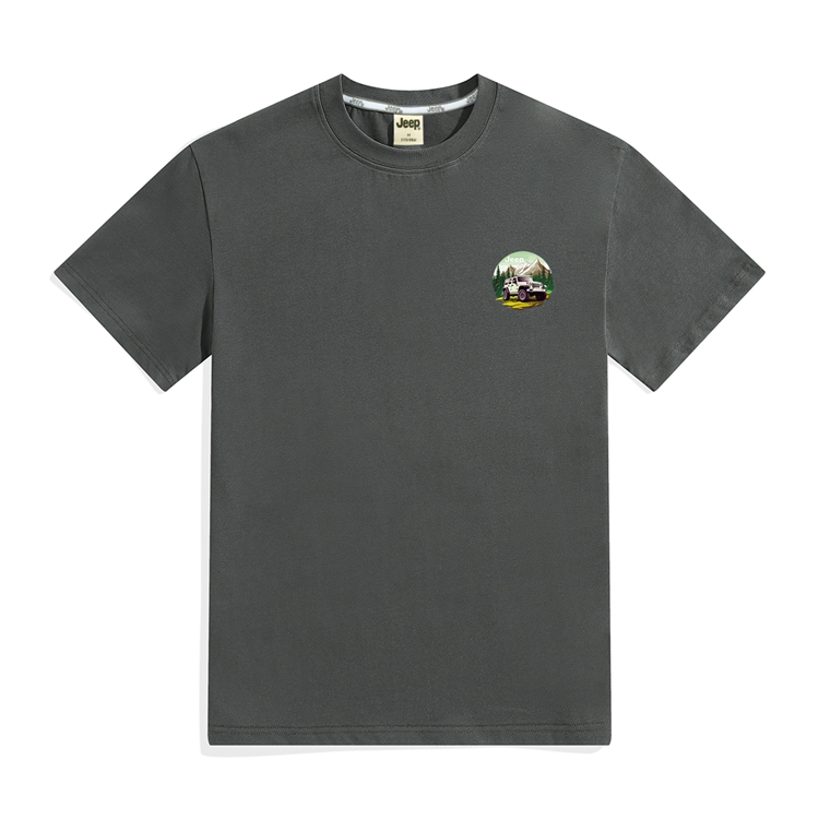 

Футболка Unisex Crew Neck Moderate Straight Fit Jeep, темно-серый