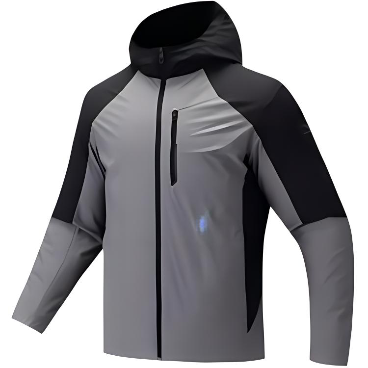 

ANTA Тренировочная куртка базового кроя, Basic Black/Silent Gray